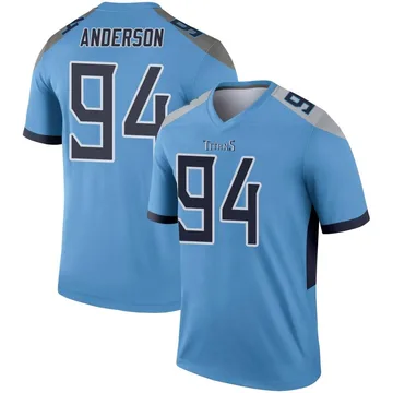 Men's Abdullah Anderson Tennessee Titans Nike Legend Jersey - Light Blue
