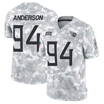 Men's Abdullah Anderson Tennessee Titans Nike Limited 2024 Salute to Service Jersey - Arctic Camo