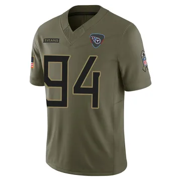 Men's Abdullah Anderson Tennessee Titans Nike Limited 2025 Salute to Service Jersey - Olive