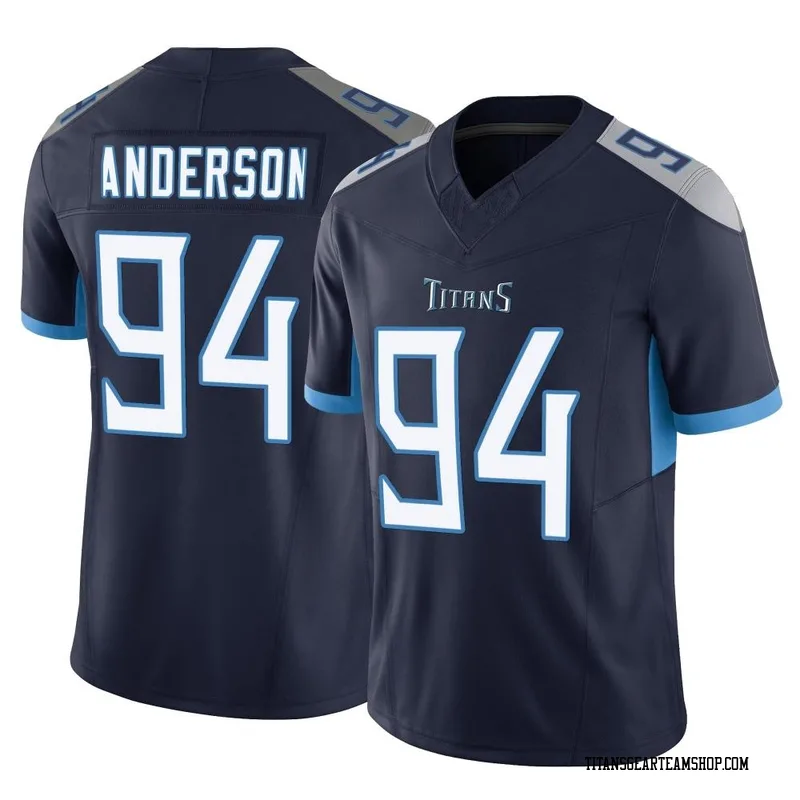Men's Abdullah Anderson Tennessee Titans Nike Limited Vapor F.U.S.E. Jersey - Navy