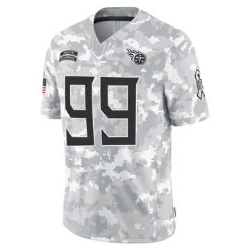 Men's Ali Gaye Tennessee Titans Nike Limited 2024 Salute to Service Jersey - Arctic Camo