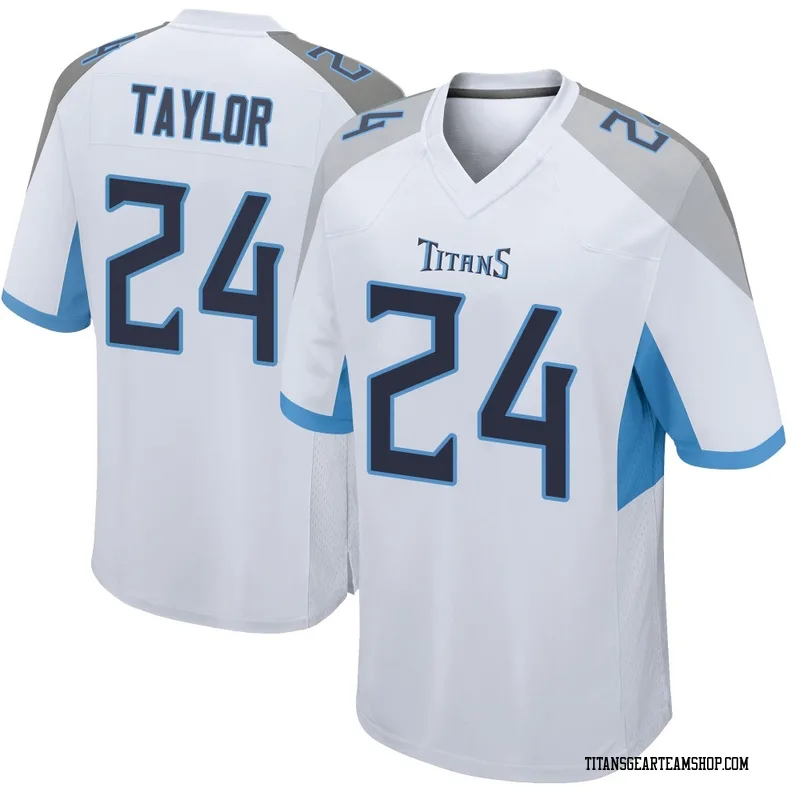 Men's Alontae Taylor Tennessee Titans Nike Game Jersey - White