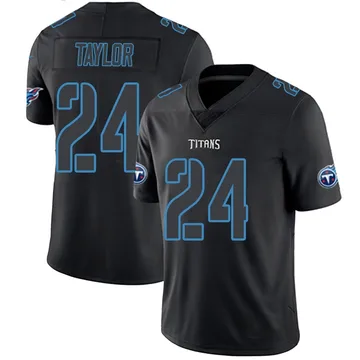 Men's Alontae Taylor Tennessee Titans Nike Limited Jersey - Black Impact