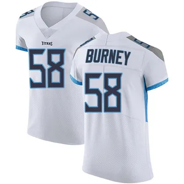 Men's Amari Burney Tennessee Titans Nike Elite Vapor Untouchable Jersey - White