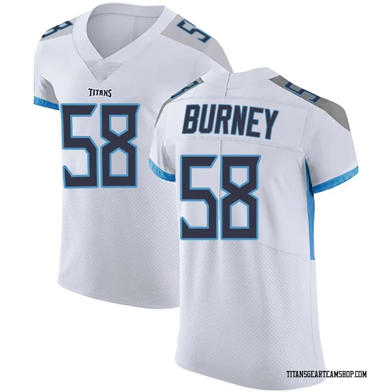 Men's Amari Burney Tennessee Titans Nike Elite Vapor Untouchable Jersey - White