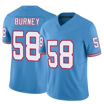 Men's Amari Burney Tennessee Titans Nike Limited Vapor F.U.S.E. Jersey - Light Blue