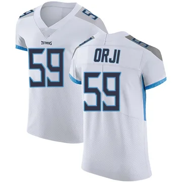 Men's Anfernee Orji Tennessee Titans Nike Elite Vapor Untouchable Jersey - White