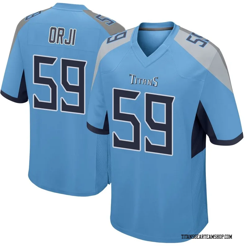 Men's Anfernee Orji Tennessee Titans Nike Game Jersey - Light Blue