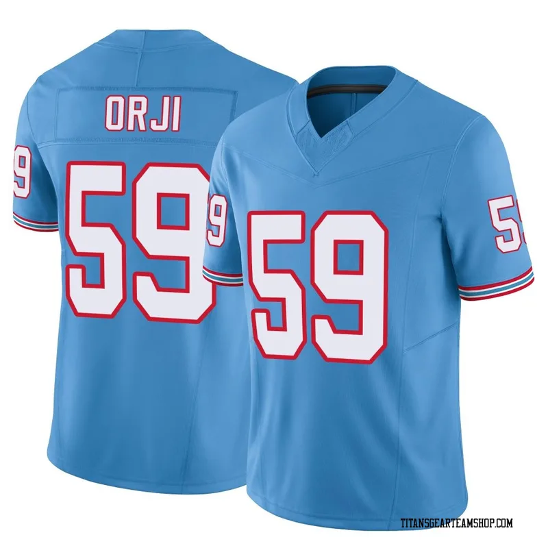 Men's Anfernee Orji Tennessee Titans Nike Limited Vapor F.U.S.E. Jersey - Light Blue