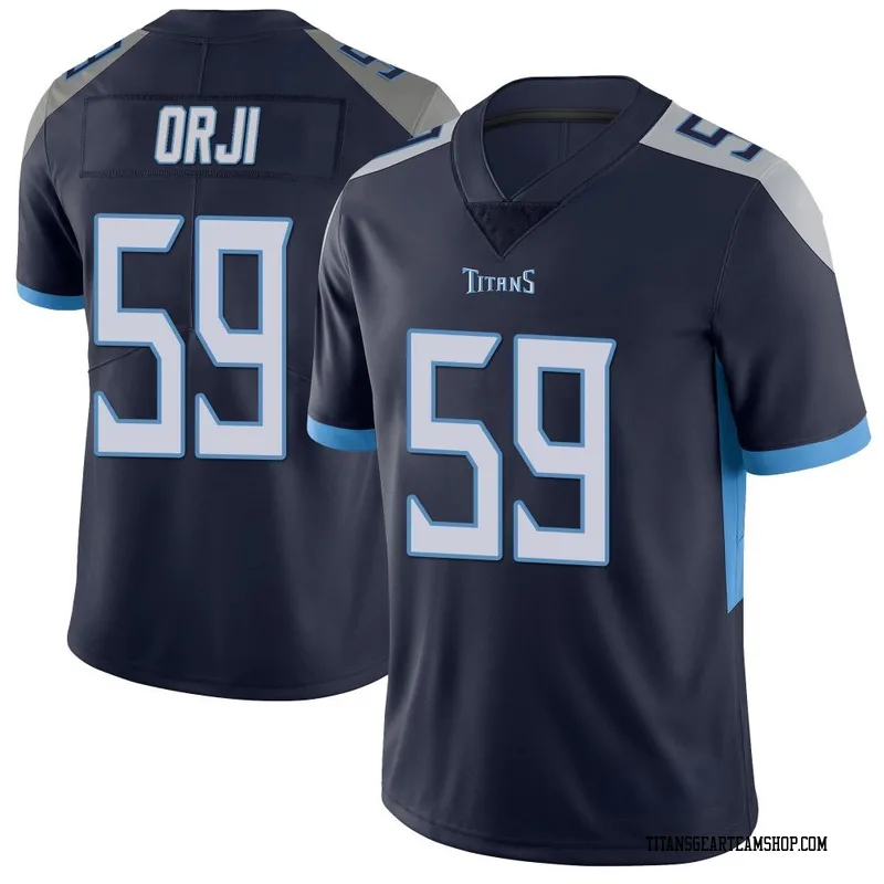 Men's Anfernee Orji Tennessee Titans Nike Limited Vapor Untouchable Jersey - Navy