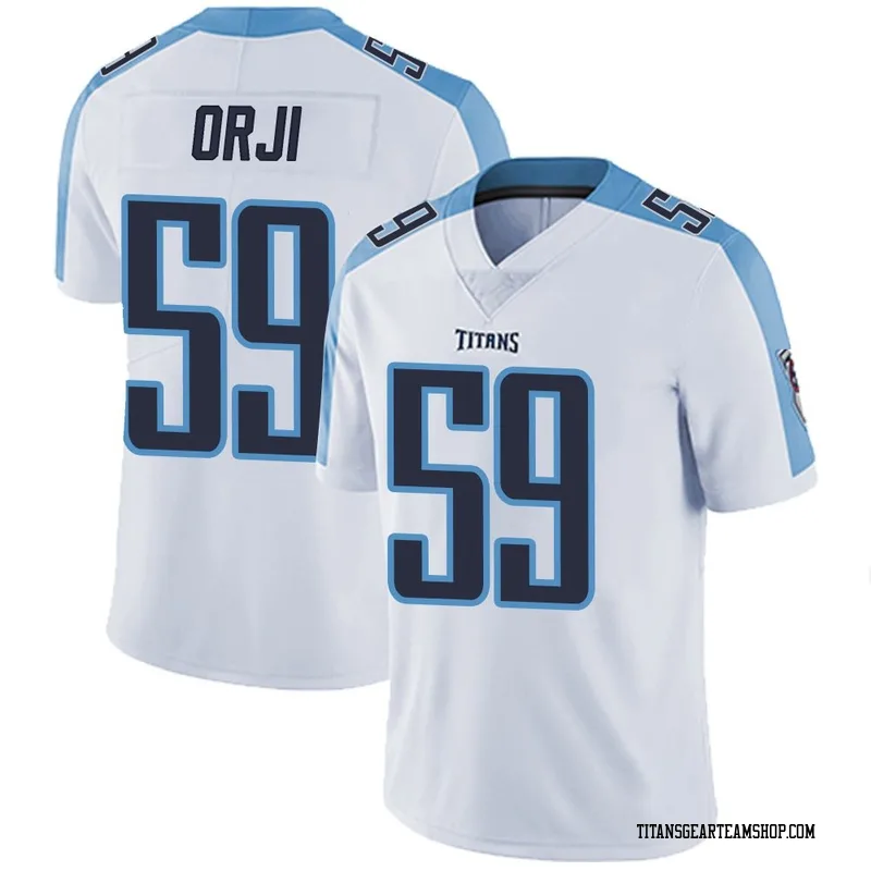 Men's Anfernee Orji Tennessee Titans Nike Limited Vapor Untouchable Jersey - White