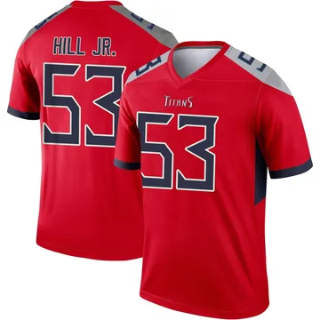 Men's Anthony Hill Jr. Tennessee Titans Nike Legend Inverted Jersey - Red