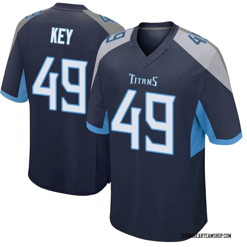 Men's Arden Key Tennessee Titans Nike Game Jersey - Navy