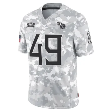 Men's Arden Key Tennessee Titans Nike Limited 2024 Salute to Service Jersey - Arctic Camo
