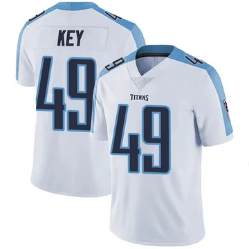 Men's Arden Key Tennessee Titans Nike Limited Vapor Untouchable Jersey - White