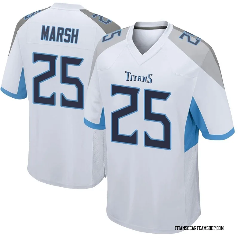 Men's Armani Marsh Tennessee Titans Nike Game Jersey - White