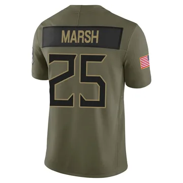 Men's Armani Marsh Tennessee Titans Nike Limited 2025 Salute to Service Jersey - Olive