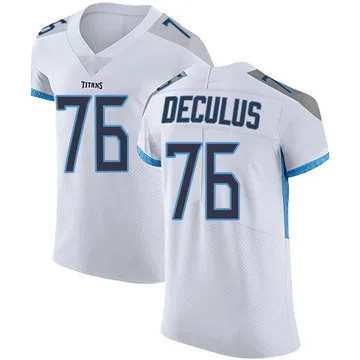 Men's Austin Deculus Tennessee Titans Nike Elite Vapor Untouchable Jersey - White