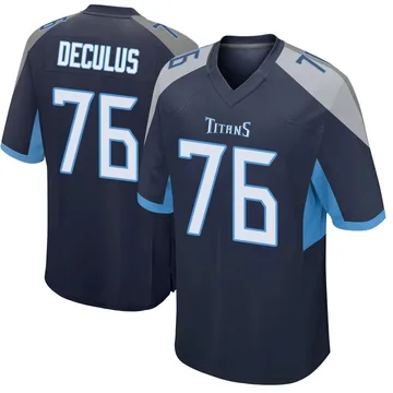 Men's Austin Deculus Tennessee Titans Nike Game Jersey - Navy