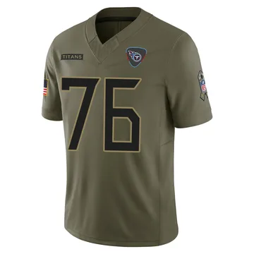 Men's Austin Deculus Tennessee Titans Nike Limited 2025 Salute to Service Jersey - Olive
