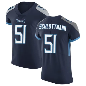 Men's Austin Schlottmann Tennessee Titans Nike Elite Vapor Untouchable Jersey - Navy