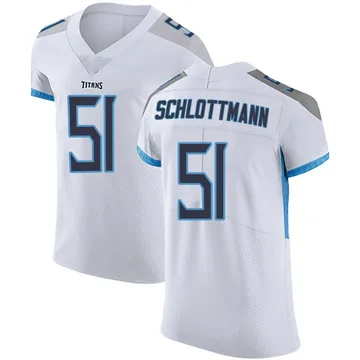 Men's Austin Schlottmann Tennessee Titans Nike Elite Vapor Untouchable Jersey - White
