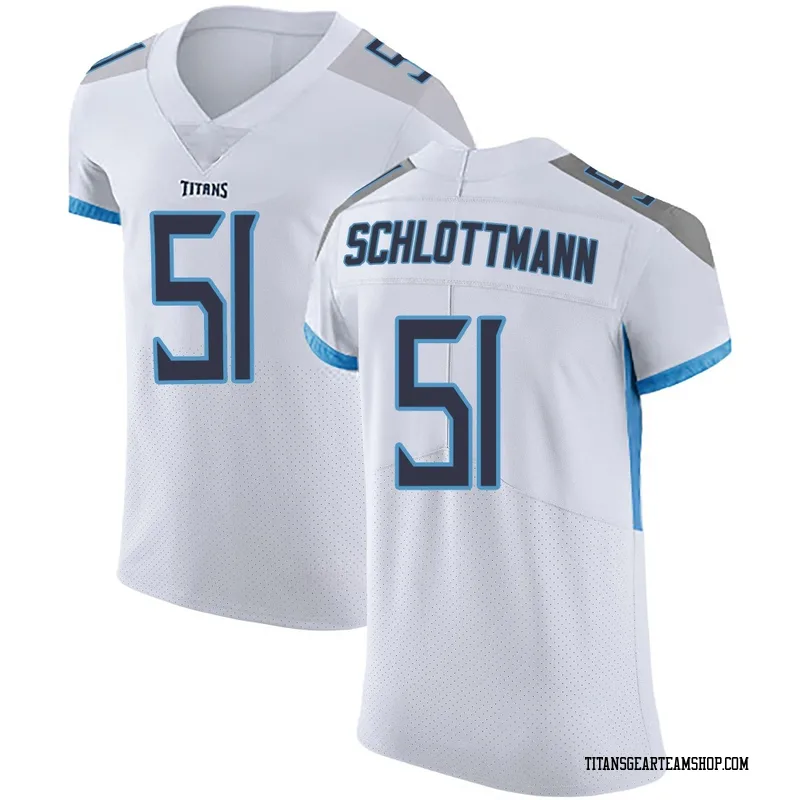 Men's Austin Schlottmann Tennessee Titans Nike Elite Vapor Untouchable Jersey - White