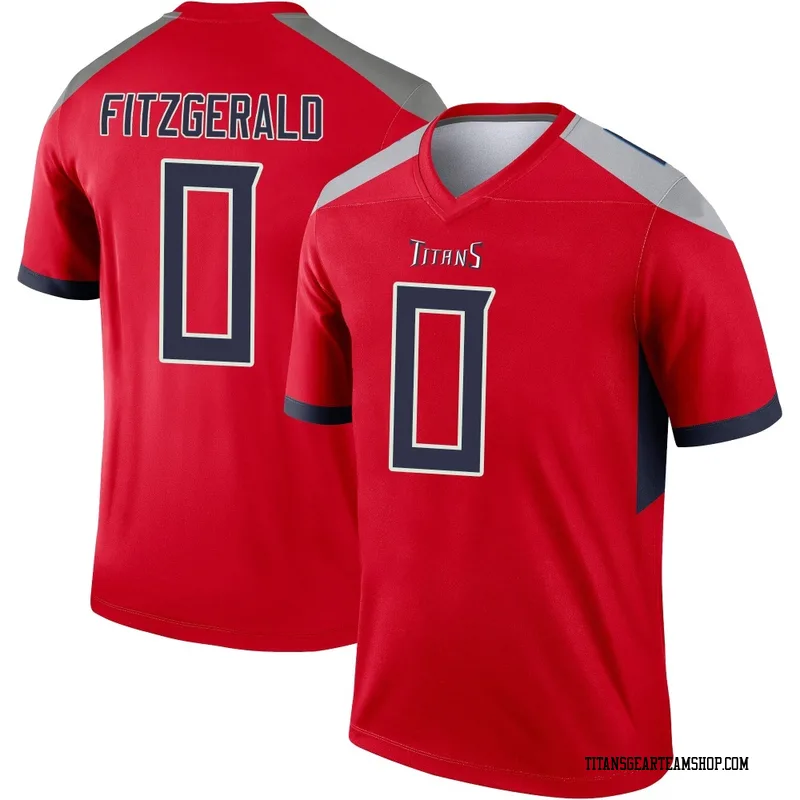 Men's Bishop Fitzgerald Tennessee Titans Nike Legend Inverted Jersey - Red