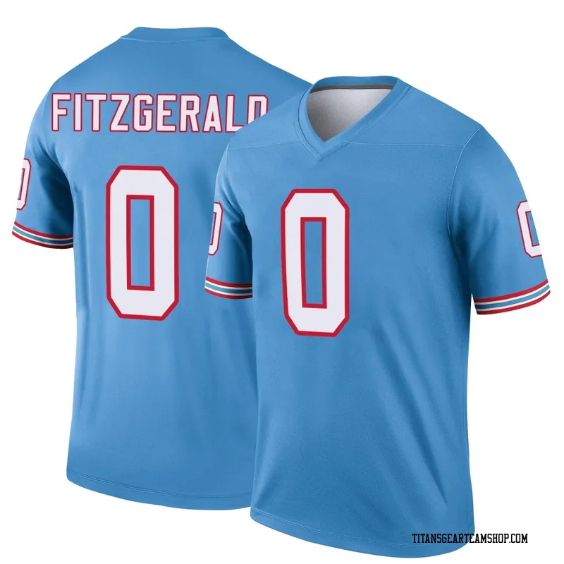 Men's Bishop Fitzgerald Tennessee Titans Nike Legend Oilers Throwback Jersey - Light Blue