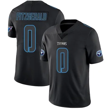 Men's Bishop Fitzgerald Tennessee Titans Nike Limited Jersey - Black Impact