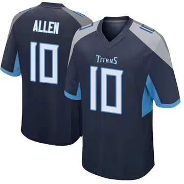 Men's Brandon Allen Tennessee Titans Nike Game Jersey - Navy