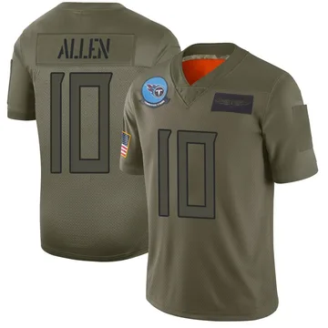 Men's Brandon Allen Tennessee Titans Nike Limited 2019 Salute to Service Jersey - Camo