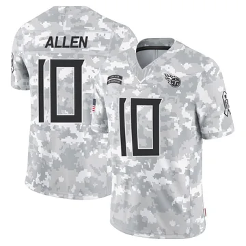 Men's Brandon Allen Tennessee Titans Nike Limited 2024 Salute to Service Jersey - Arctic Camo