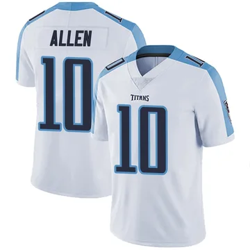 Men's Brandon Allen Tennessee Titans Nike Limited Vapor Untouchable Jersey - White