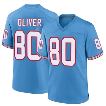Men's Bryce Oliver Tennessee Titans Nike Game Oilers Throwback Alternate Jersey - Light Blue