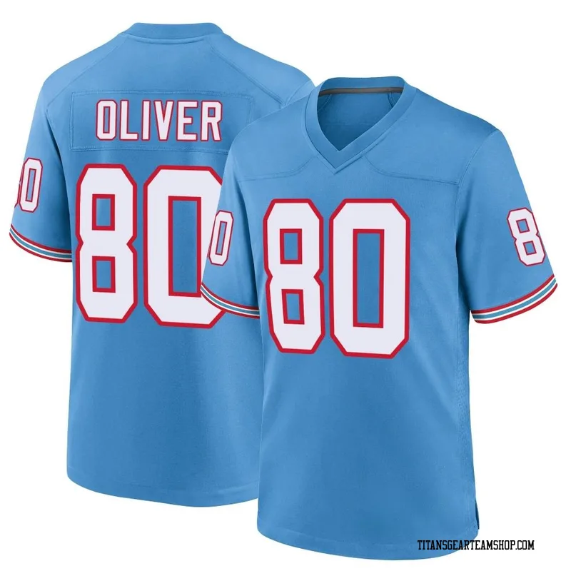 Men's Bryce Oliver Tennessee Titans Nike Game Oilers Throwback Alternate Jersey - Light Blue