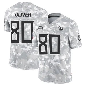 Men's Bryce Oliver Tennessee Titans Nike Limited 2024 Salute to Service Jersey - Arctic Camo