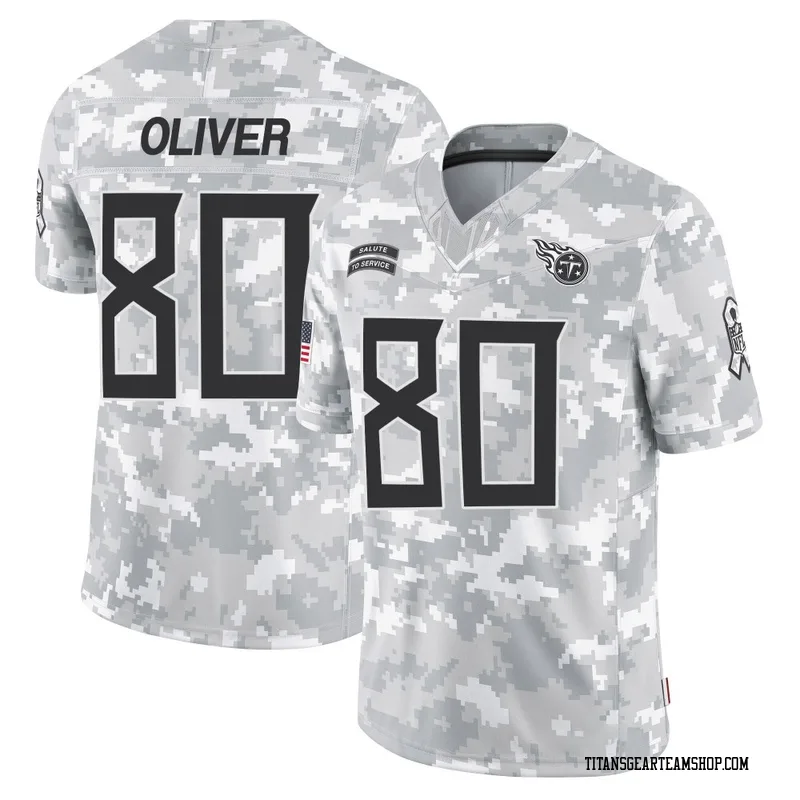 Men's Bryce Oliver Tennessee Titans Nike Limited 2024 Salute to Service Jersey - Arctic Camo