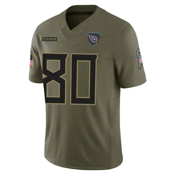 Men's Bryce Oliver Tennessee Titans Nike Limited 2025 Salute to Service Jersey - Olive