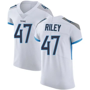 Men's Cam Riley Tennessee Titans Nike Elite Vapor Untouchable Jersey - White