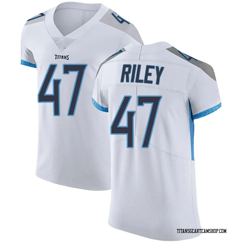 Men's Cam Riley Tennessee Titans Nike Elite Vapor Untouchable Jersey - White