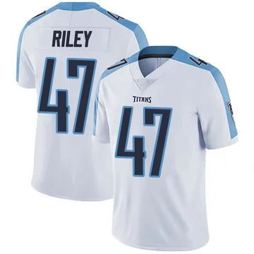 Men's Cam Riley Tennessee Titans Nike Limited Vapor Untouchable Jersey - White