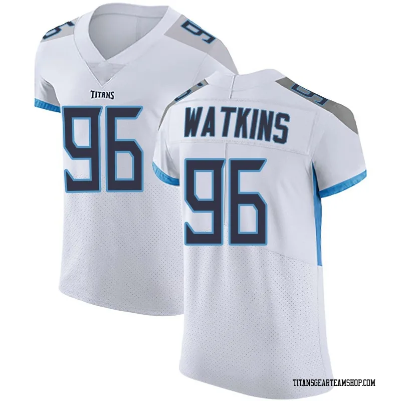 Men's Carlos Watkins Tennessee Titans Nike Elite Vapor Untouchable Jersey - White
