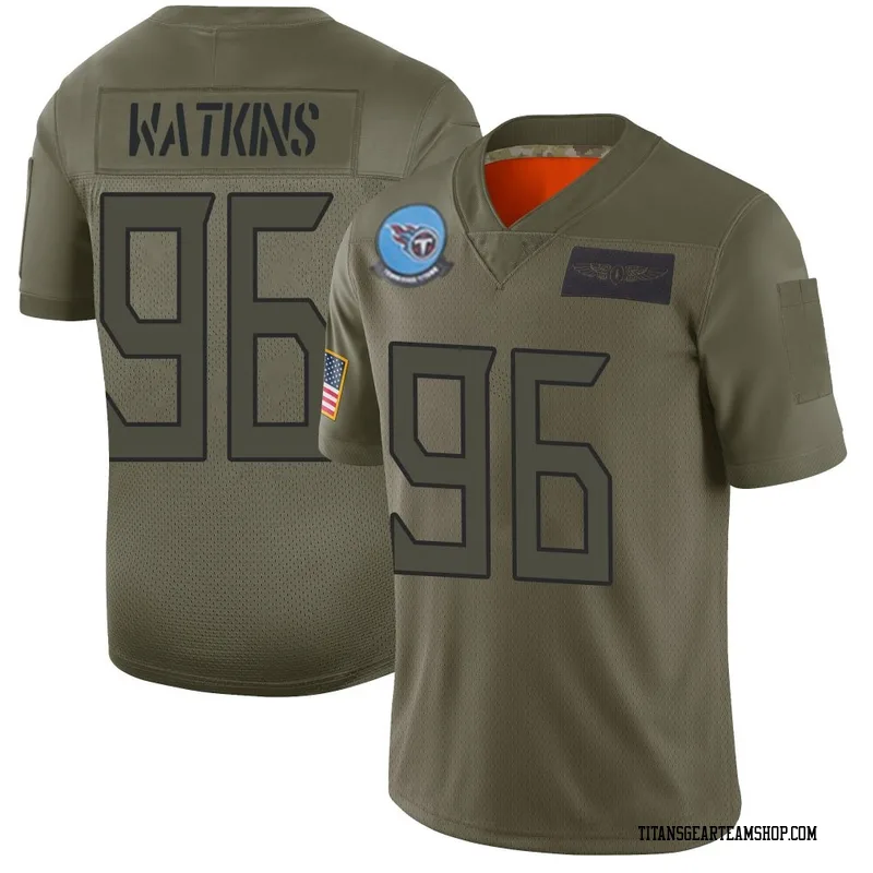 Men's Carlos Watkins Tennessee Titans Nike Limited 2019 Salute to Service Jersey - Camo