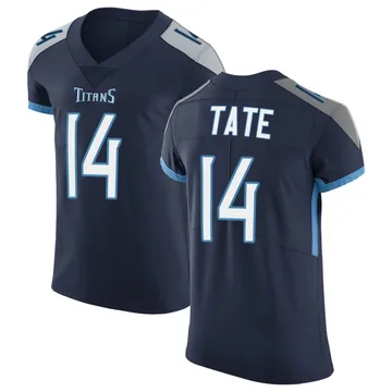 Men's Carnell Tate Tennessee Titans Nike Elite Vapor Untouchable Jersey - Navy