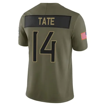 Men's Carnell Tate Tennessee Titans Nike Limited 2025 Salute to Service Jersey - Olive