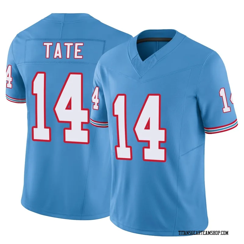 Men's Carnell Tate Tennessee Titans Nike Limited Vapor F.U.S.E. Jersey - Light Blue