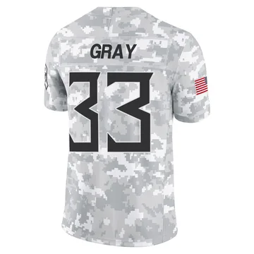 Men's Cedric Gray Tennessee Titans Nike Limited 2024 Salute to Service Jersey - Arctic Camo
