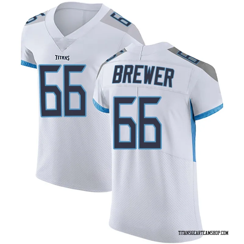 Men's Chandler Brewer Tennessee Titans Nike Elite Vapor Untouchable Jersey - White