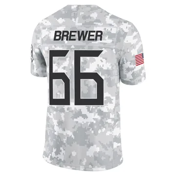 Men's Chandler Brewer Tennessee Titans Nike Limited 2024 Salute to Service Jersey - Arctic Camo